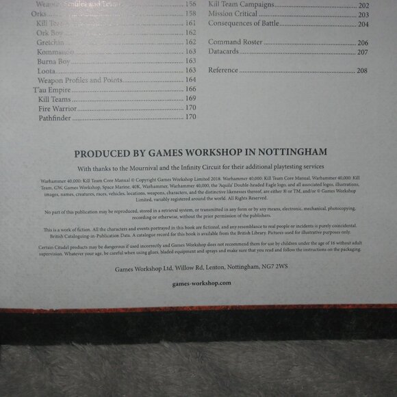 Warhammer Softcover Book 40,000 40K Kill Team Core Manual 2409A6 - Picture 5 of 10